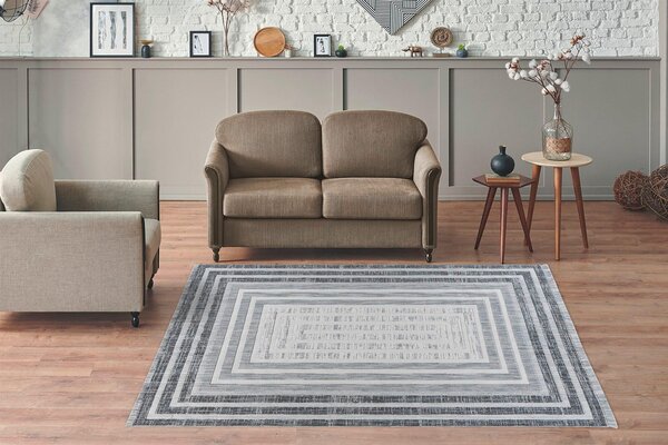 KOBEREC, 80/150 cm šedá - Online Only koberce & rohožky, Online Only