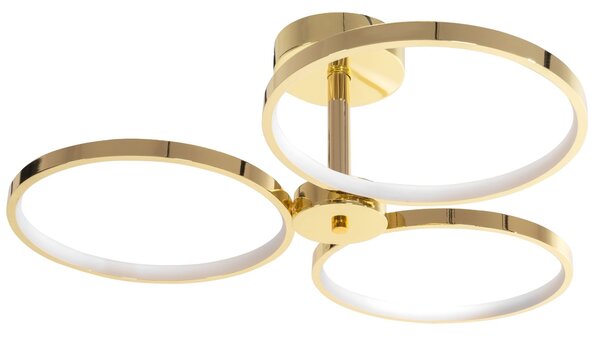 Toolight Toolight, LED stropní svítidlo + dálkové ovládání APP993-C, zlatá, OSW-08149