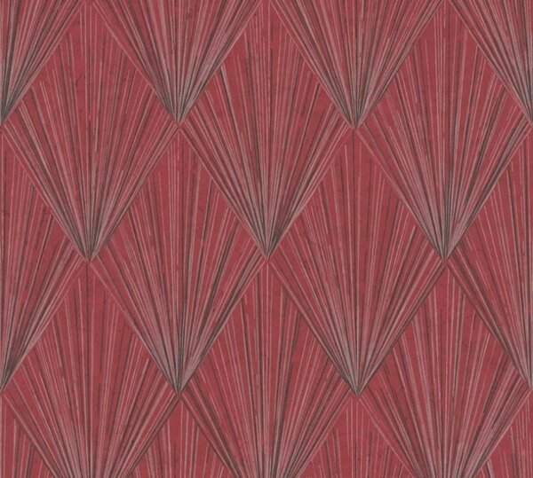 A.S. Création | Vliesová tapeta na zeď Metropolitan Stories 2 37864-2 | 0,53 x 10,05 m | červená, černá, metalická