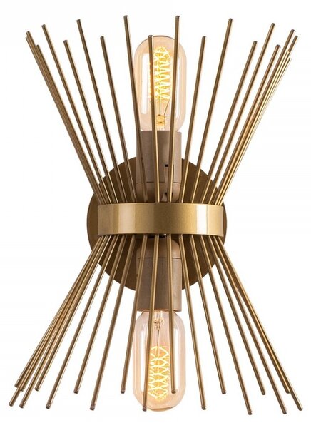 Opviq Nástěnná lampa Kirpi zlatá