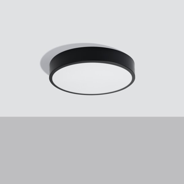 Sollux SL.1244 - LED Stropní svítidlo ONYX LED/32W/230V pr. 40 cm černá