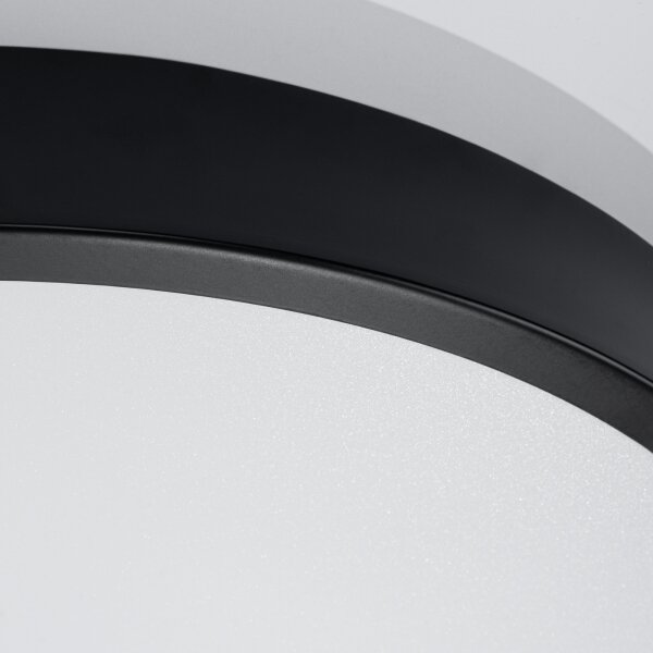 Sollux SL.1244 - LED Stropní svítidlo ONYX LED/32W/230V pr. 40 cm černá