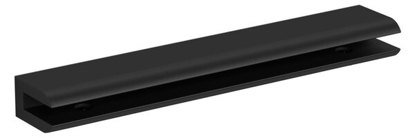 Držák skleněné poličky 8mm, černá mat