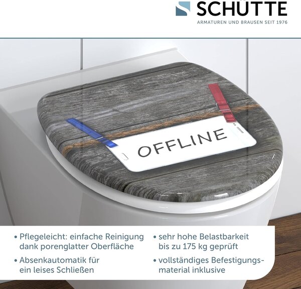 Eisl Sanitär WC prkénko Duroplast Soft Close Offline 82157