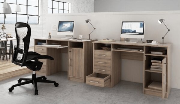 KONDELA PC stůl, dub sonoma, B9 NEW
