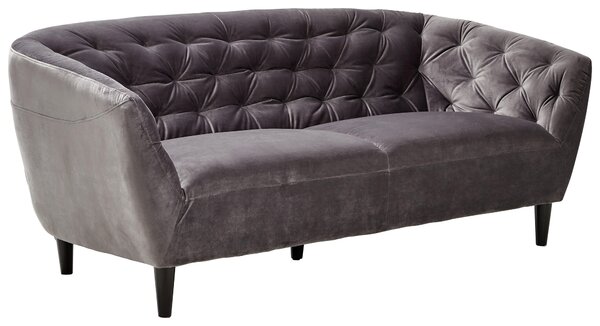 POHOVKA CHESTERFIELD, textil, tmavě šedá Ambia Home - Pohovky