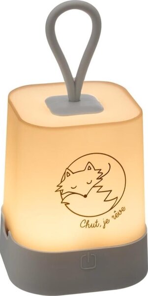 Atmosphera - LED Doty. dětské nabíj. noční světlo RABBIT LED/3,7V 1200mAh šedá