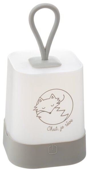 Atmosphera - LED Doty. dětské nabíj. noční světlo RABBIT LED/3,7V 1200mAh šedá