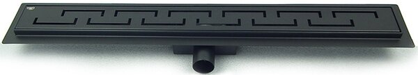 BPS-koupelny Sprchový odtokový žlab DL01 DELTA G4 HYD-2675 60 cm, černý