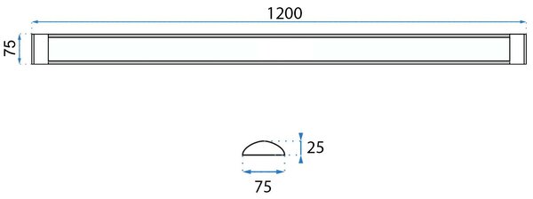 Toolight Panel LED 120cm Bílý 35W