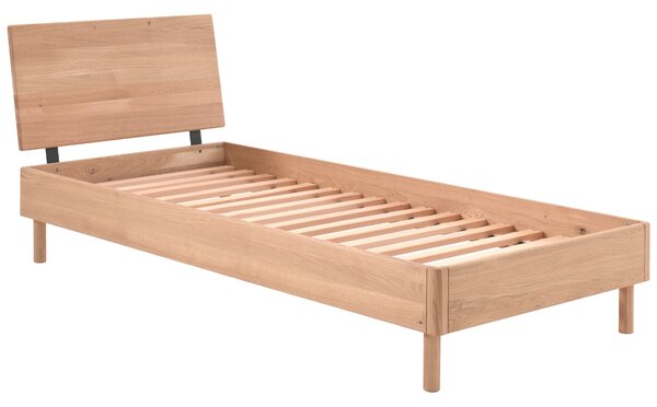 Vipack Dubová postel Forrest 90 x 200 cm s čelem