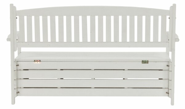KONDELA Zahradní lavička, bílá, 150cm, AMULA