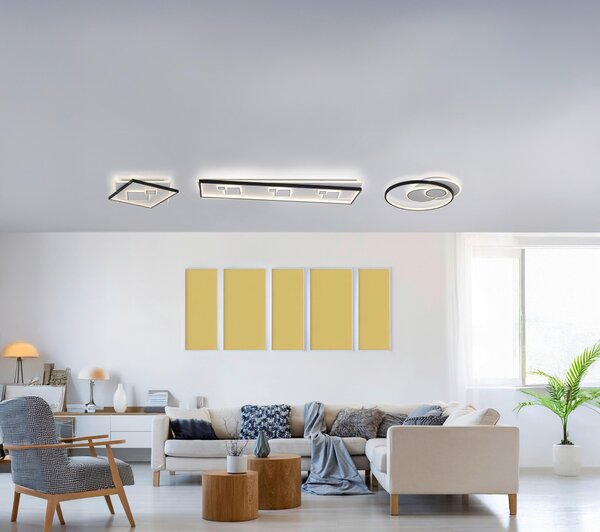 STROPNÍ LED SVÍTIDLO, 57/57/6 cm - Stropní svítidla
