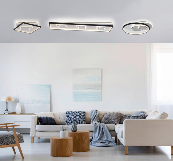STROPNÍ LED SVÍTIDLO, 57/57/6 cm - Stropní svítidla
