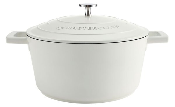 Hrnec MasterClass 24 cm 4 l indukční nepřilnavý krémový MCMCRD24CRE