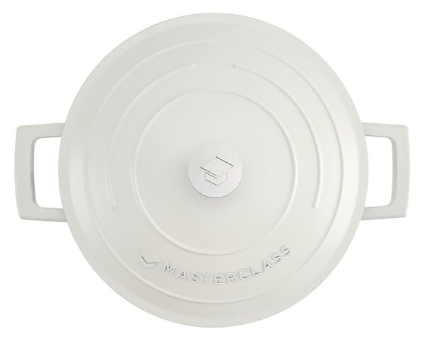 Hrnec MasterClass 24 cm 4 l indukční nepřilnavý krémový MCMCRD24CRE