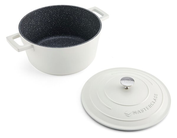 Hrnec MasterClass 24 cm 4 l indukční nepřilnavý krémový MCMCRD24CRE