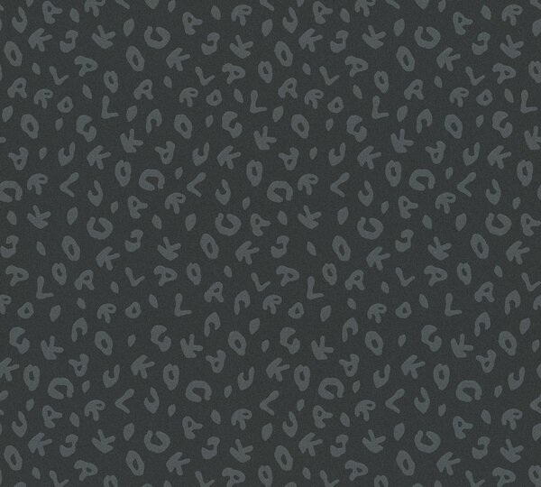 A.S. Création | Vliesová tapeta na zeď Karl Lagerfeld 37856-5 | 0,53 x 10,05 m | černá, šedá