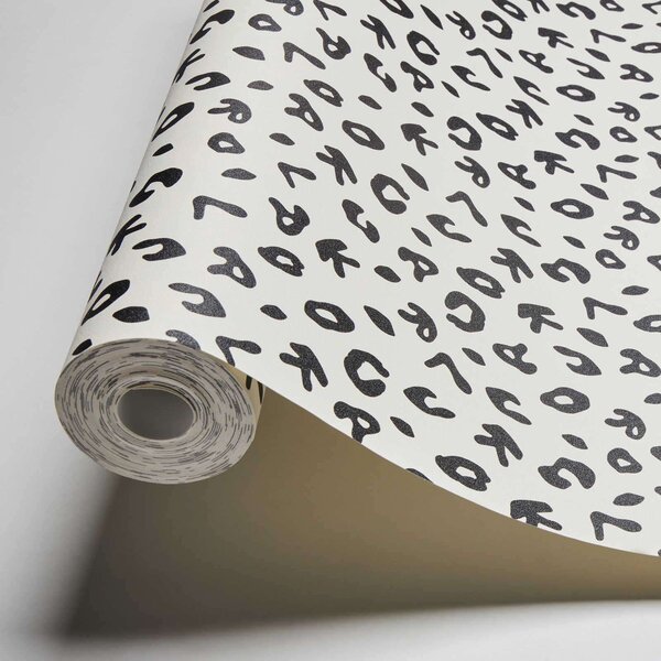 A.S. Création | Vliesová tapeta na zeď Karl Lagerfeld 37856-2 | 0,53 x 10,05 m | bílá, černá
