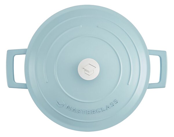 Hrnec 24 cm 4 l MasterClass LightWeight nepřilnavý indukční pastelově modrý MCMCRD24SKY