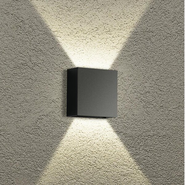 Brilagi - LED Venkovní nástěnné svítidlo DOUBLERAY LED/4W/230V černá IP65