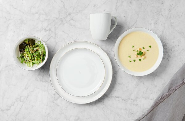 KOMBINOVANÁ SOUPRAVA 20dílné, porcelán (new bone china) keramika Novel - Kolekce nádobí