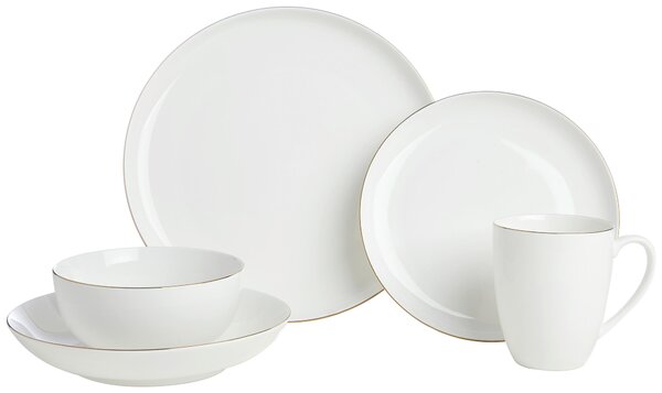 KOMBINOVANÁ SOUPRAVA 20dílné, porcelán (new bone china) keramika Novel - Kolekce nádobí