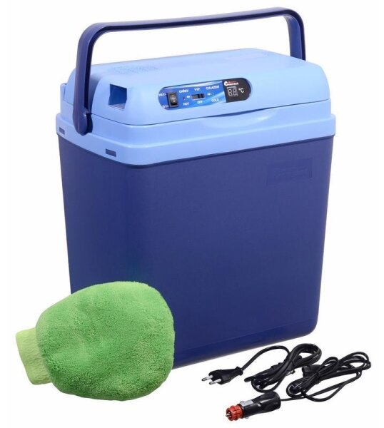 Chladící box s displejem 48W/230/12V 25 l modrá