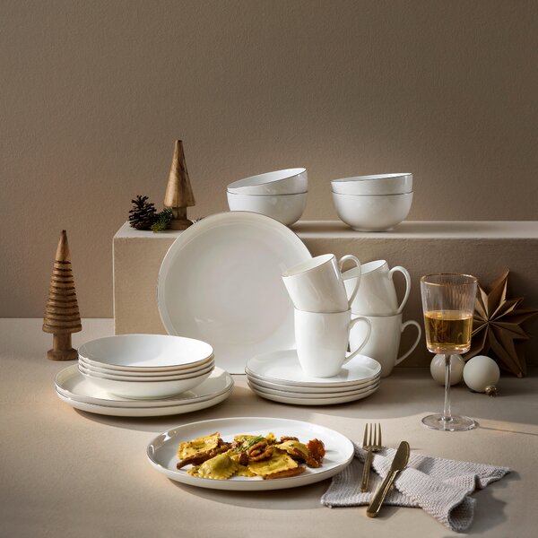 KOMBINOVANÁ SOUPRAVA 20dílné, porcelán (new bone china) keramika Novel - Kolekce nádobí