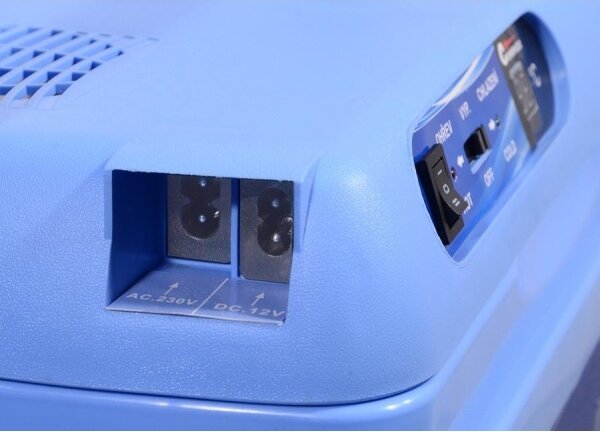 Chladící box s displejem 48W/230/12V 25 l modrá