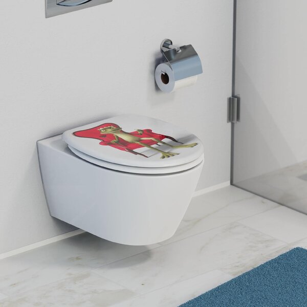 Eisl Sanitär WC prkénko Duroplast Soft Close Frog King 82190