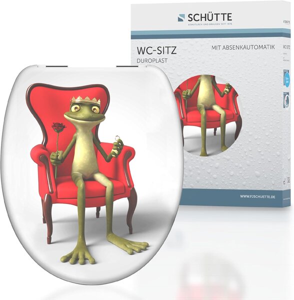 Eisl Sanitär WC prkénko Duroplast Soft Close Frog King 82190