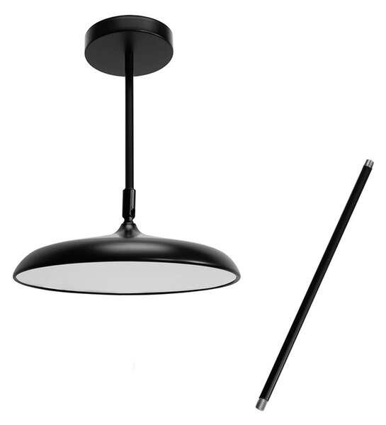 Toolight Toolight, LED stropní svítidlo APP1280-CP Black, černá matná, OSW-05182