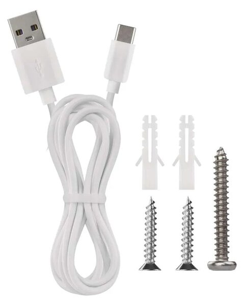 EMOS LED stolní lampa ABBIE, nabíjecí, bílá 1538200300