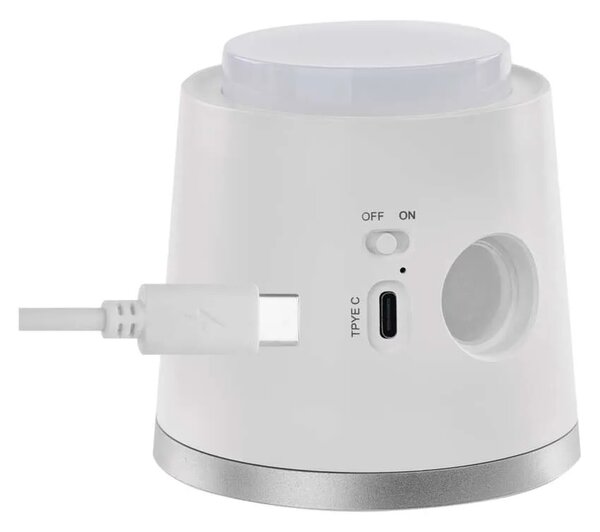EMOS LED stolní lampa ABBIE, nabíjecí, bílá 1538200300