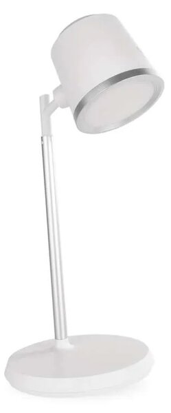 EMOS LED stolní lampa ABBIE, nabíjecí, bílá 1538200300