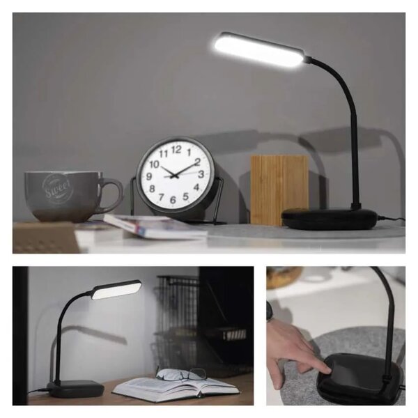 EMOS LED stolní lampa MOLLY, černá 1538200700