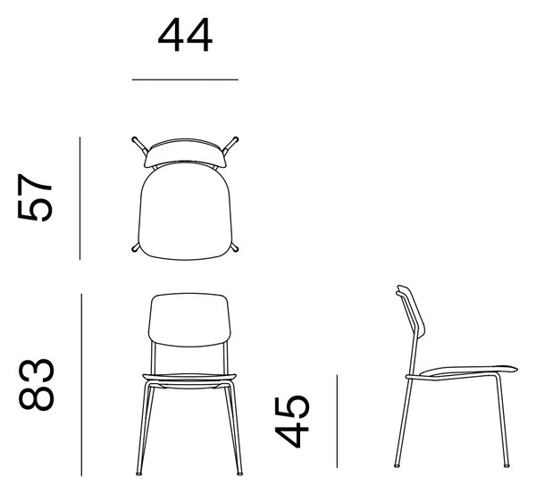 Designové židle Unstrain Plywood Chair
