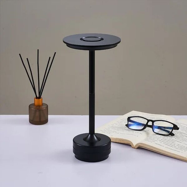 Toolight Toolight, bezdrátová USB dotyková noční lampa APP1371-T, černá matná, OSW-08635