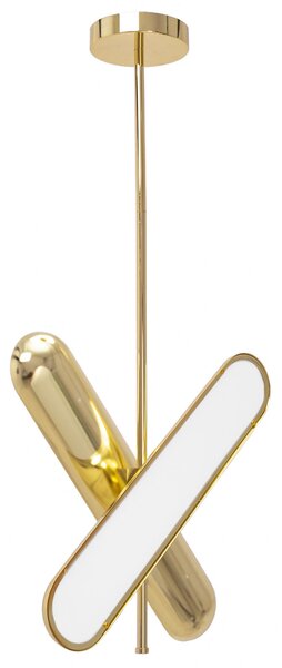 Toolight - LED závěsné svítidlo APP832-CP, zlatá, OSW-01049