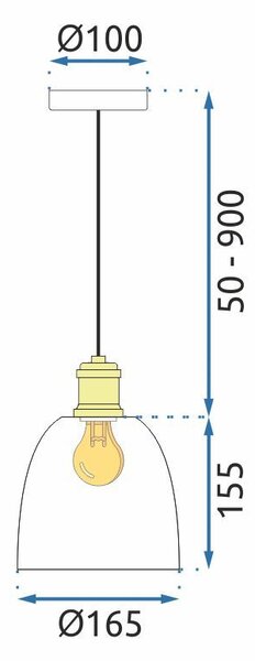 Toolight Závěsné svítidlo APP1006-1CP White