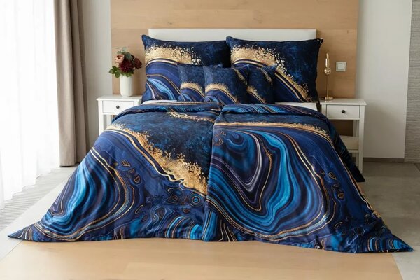 Matějovský povlečení bavlněný satén digitál Iris 140x200, 70x90 cm