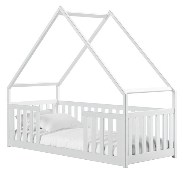 Legno Dětská postel ve tvaru domku Beata bílá Rozměr (cm): 80x180