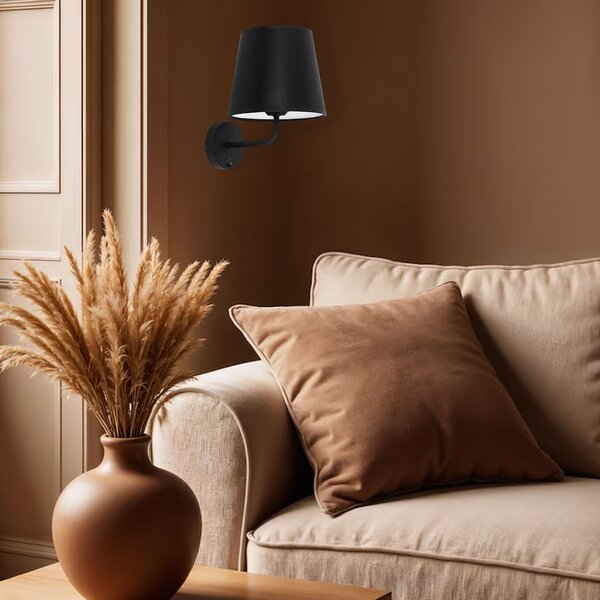 Toolight Nástěnné osvětlení Retro APP1612-1W black