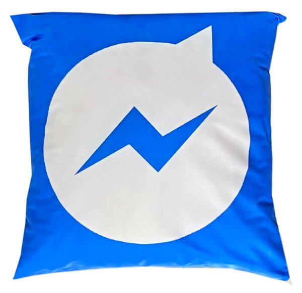 Povlak na polštář - Modré Messenger