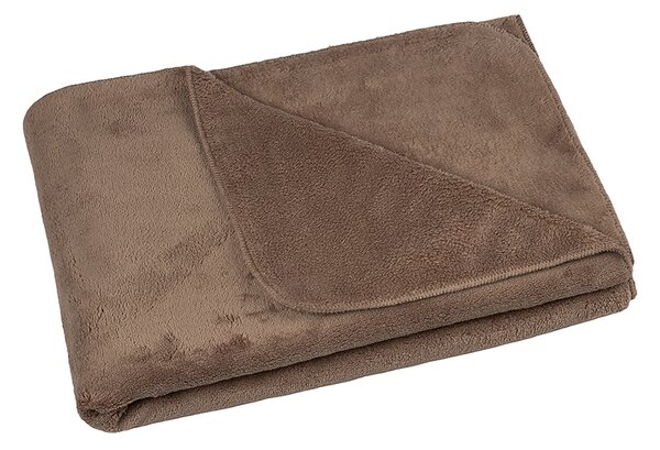 BELLATEX Přikrývka Korall micro Kávová 75x100 cm