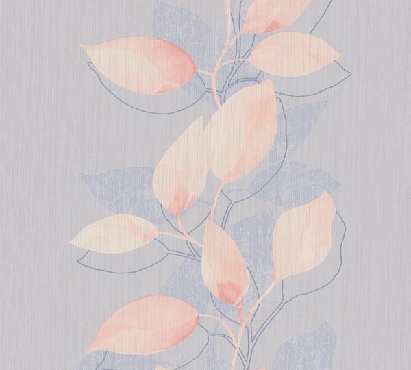 A.S. Création | Vliesová tapeta na zeď Attractive 37815-3 | 0,53 x 10,05 m | oranžová, šedá