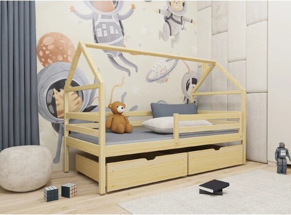 Legno Dětská postel ve tvaru domku Arnie borovice Rozměr (cm): 80x160