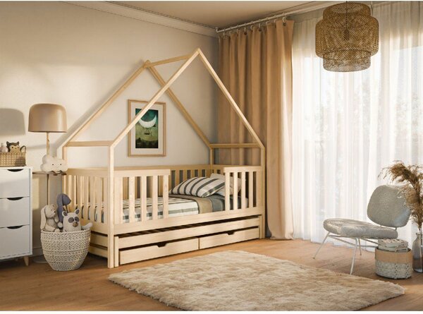 Legno Dětská rozkládací postel Magda borovice Rozměr (cm): 80x180