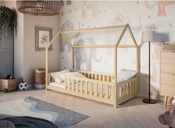 Legno Dětská postel ve tvaru domku Hano borovice Rozměr (cm): 80x180